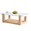 Ensemble de table moderne 3 pièces de style contemporain 1 table basse 1 table de bout 1 table de canapé 1 table en faux marbre-212822075