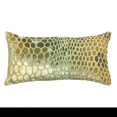 Snakeskin Square Velvet Pillow Cover & Insert