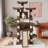 Multi-Level Leopard Print Cat Tree With Sisal Scratching Posts, Plush Lounging Areas & Stable Base - Indoor Use, For All Breed Sizes