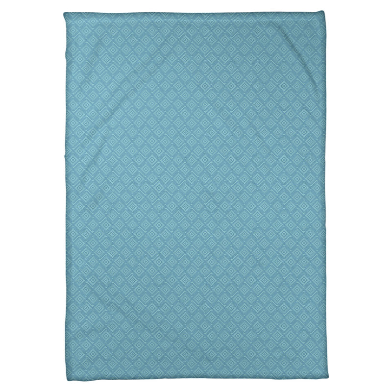 Couverture polaire Katelyn Elizabeth, l 62,5 po x L 82,5 po, Bleu