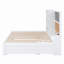 Lit de jour avec tablettes de rangement, tableau noir, tableau de liège, ports USB et lit gigogne-284527732