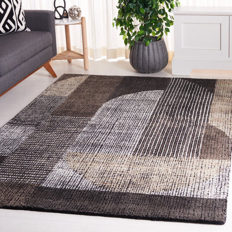 Tapis rectangulaire en laine Sanferd, Rectangle de 5 pi x 8 pi