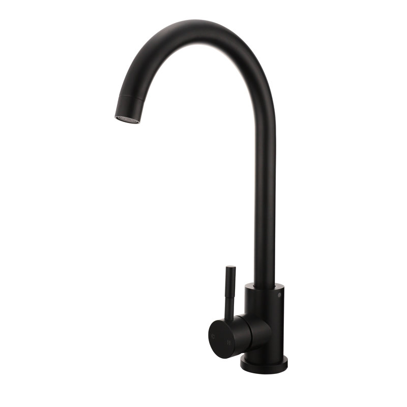AA Warehousing Kitchen Faucet, Black