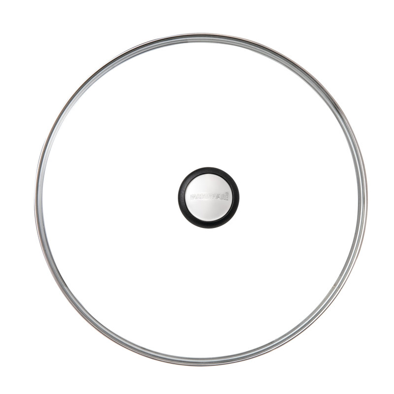 Farberware Classic Series Glass Replacement Lid for 12-Inch Farberware Pots and Saucepans, 12-in.