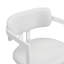 Ensemble de 2 chaises rembourrées en tissu avec structure en métal beige, capacité de poids de 265 lb-902698851