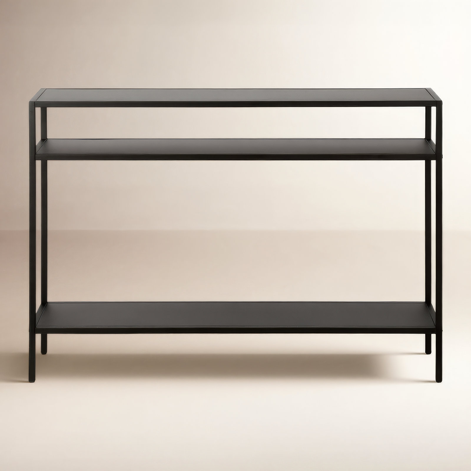 Aisha Console Table, Blackened Bronze, 30" H x 42" W x 10" D