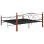 Rosalind Wheeler Bed Frame Black Metal-1334320956-1334320954