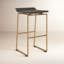 Tabouret de bar et de bar en bois de manguier massif Barlow-2102677845