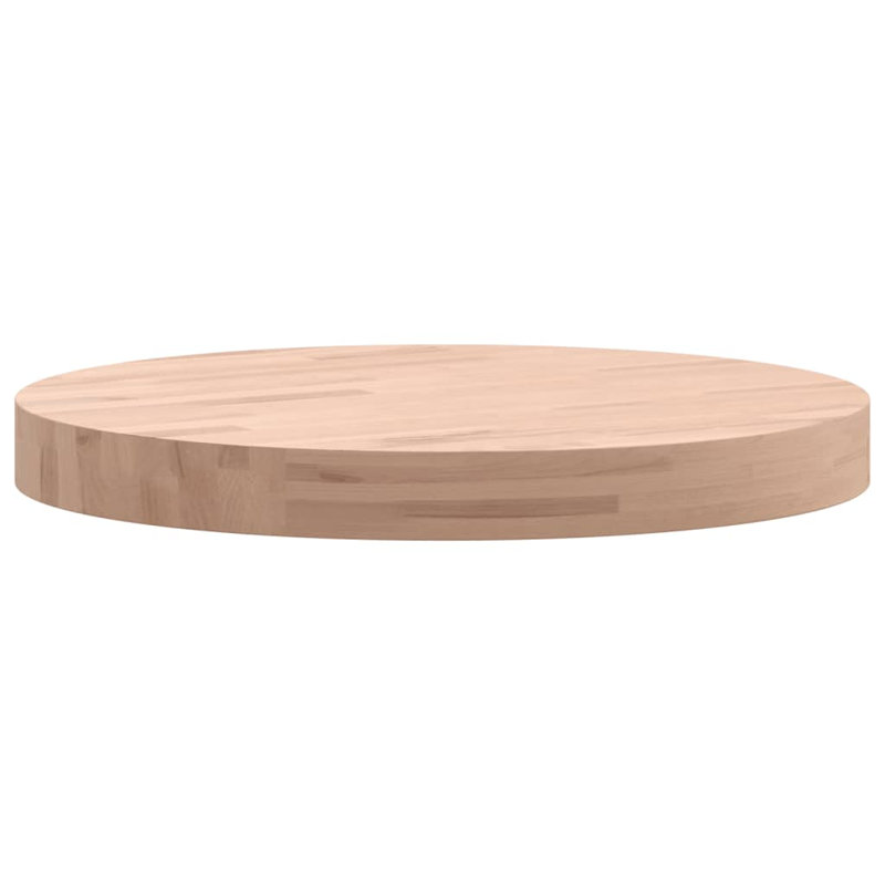 Tiphonnet Solid Wood Table Top, 4cm H x 40cm W x 40cm D, Natural