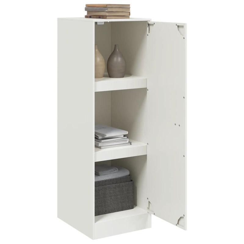 Alyda Steel Accent Cabinet, White