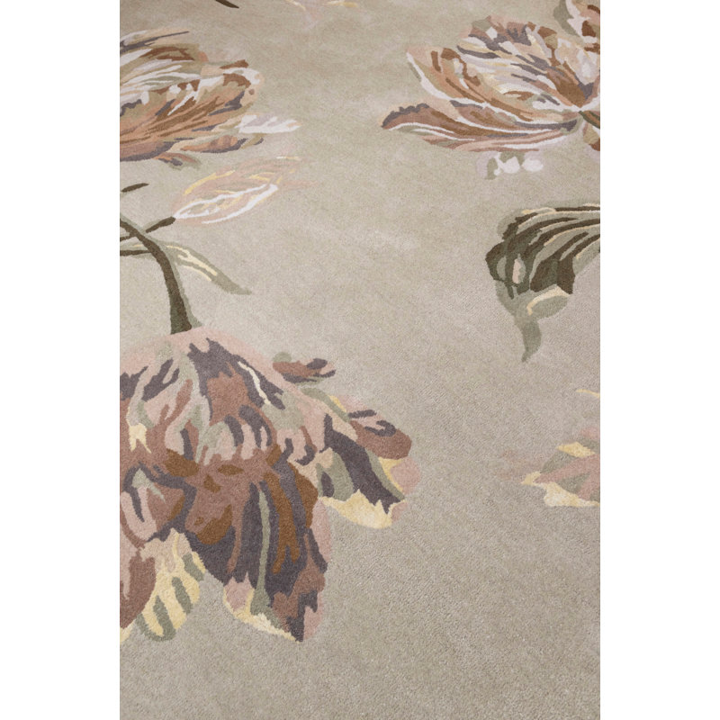 LA Gosford naturel / vert sauge 081307 250X350, Rond 6 pi 7 po