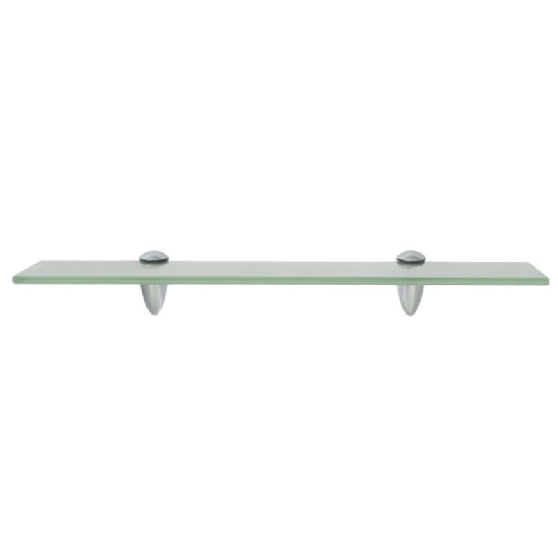 Annalys 2 Piece Floating Shelf, 0.31"H x 19.7" W x 3.94" D, Frosted