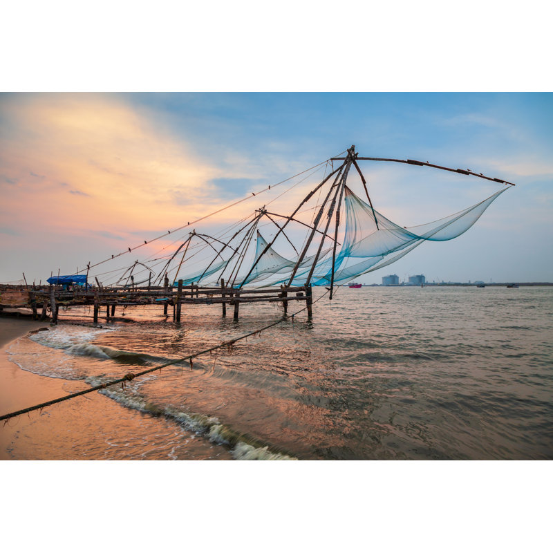 Chinese Fishing Nets by Saiko3p - Wrapped Canvas Print, 20cm H x 30cm W