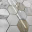 Calacatta 12" x 10" Marble Mosaic Tile-79891852