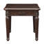 Table de bout avec pieds tournés