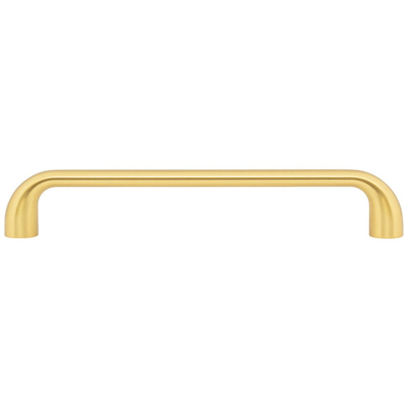 Loxley Bar Pull, Brushed Gold, 6 5/16"