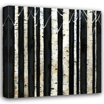 «Latitude Run® Tillmon, Avery Gallery, art sur toile tendue: Birch Tree Square III