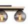 Hudock Glass Remote Ceiling Light