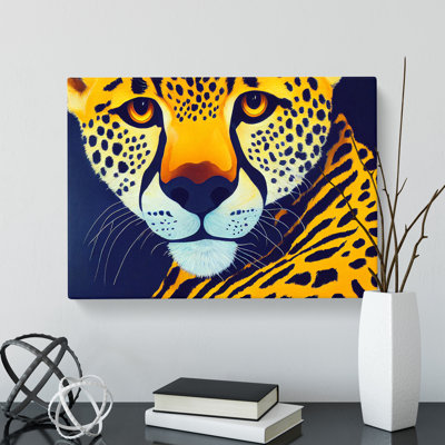Divine Cheetah - Wrapped Canvas