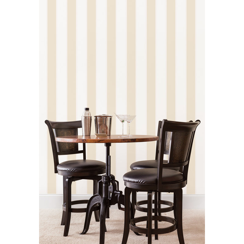 Donner 10m x 53cm Matte Wallpaper Roll, Beige/White/Cream