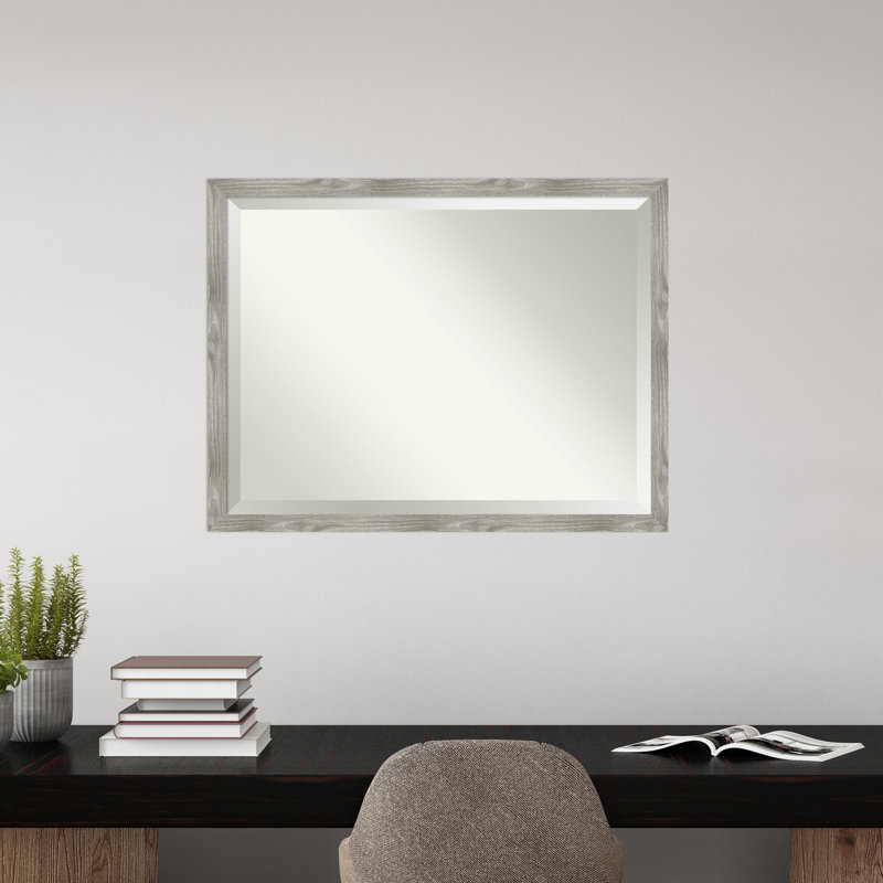 Kittery Flat Wall Mirror, 33" H x 43" W