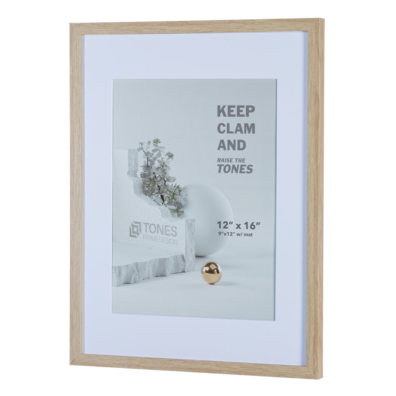 Niambh Rectangular Picture Frame, Natural, 12" x 16"