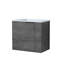Meuble-lavabo avec lavabo 22 po pour petite salle de bain, meuble-lavabo flottant avec porte à fermeture en douceur, petit meuble-lavabo avec lavabo, 22 po x 13 po (KD-Packing)-2143007638