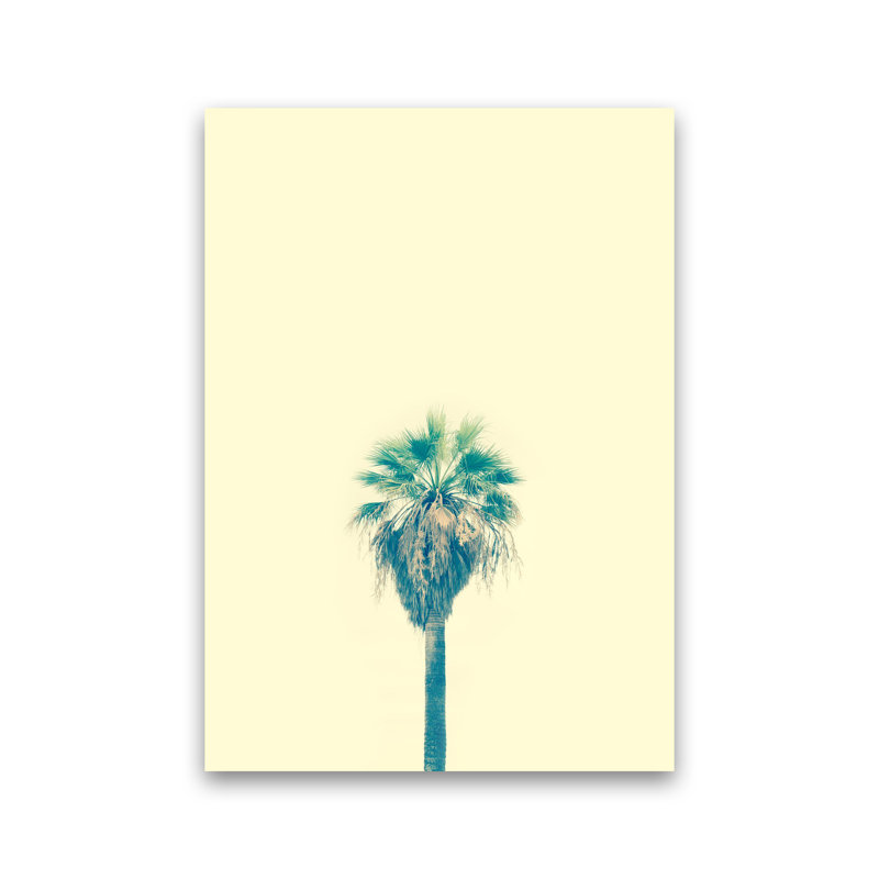 Yellow Palm Tree by Victoria Frost - Print, Unframed, 59cm H x 42cm W x 1cm D
