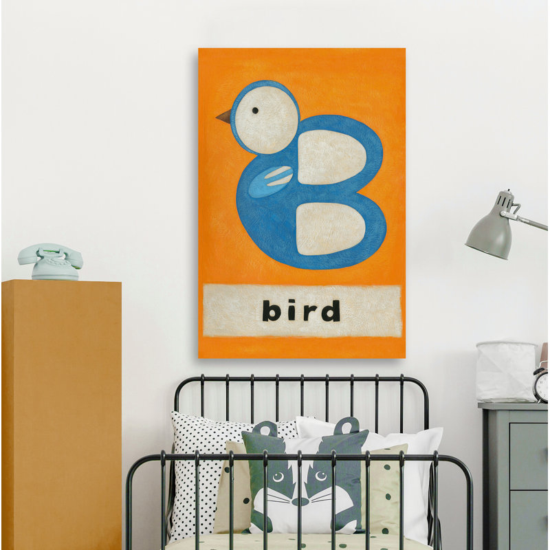 «B is for Bird» par Penley, reproduction sur toile tendue, H 12 po x l 8 po x P 1,5 po