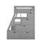 Lit mezzanine avec 7 tiroirs, 2 tablettes et un bureau-1198556451