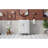 Compact Storage Vanity Ceramic Modern Small Bathroom