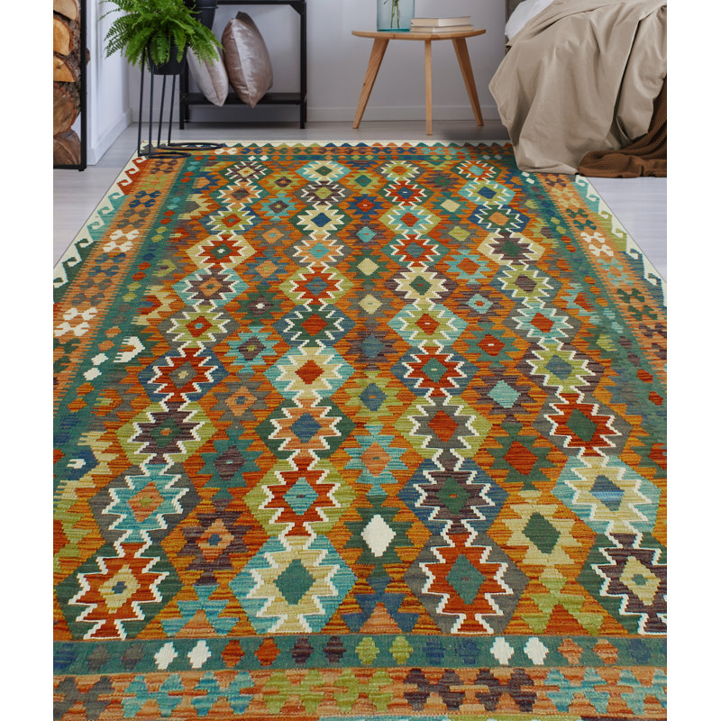 Flatweave Wanda Rust Rug