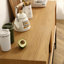 Armoire console 47,25 po en bois massif avec rangement