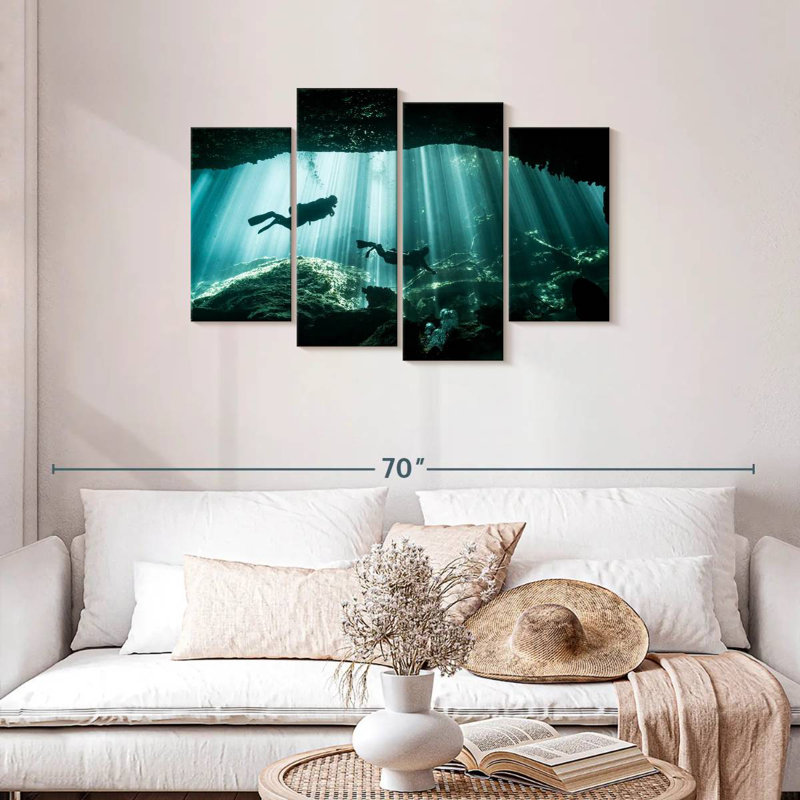 Senne Yucatan Scuba Divers, 27" H x 43" W