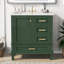 Meuble-lavabo simple 30 po avec comptoir Sherial