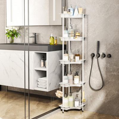 Rithvika Plastic / Acrylic Bathroom Shelves