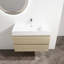 Meuble-lavabo mural avec lavabo en résine-1249736109