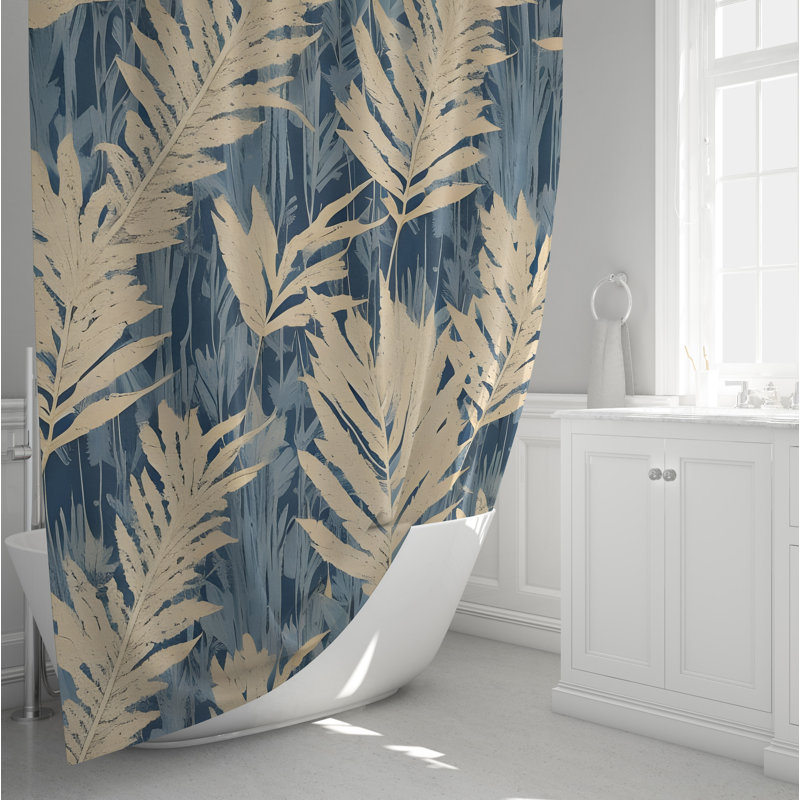 Alfea Floral Shower Curtain, 72" H x 70" W
