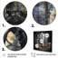 «Floral Gothic Church Church View IV - Floral Window», art mural-1838659050-1838659062