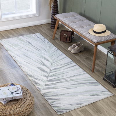Boho Runner Cream/Green/Grey_ROM2401