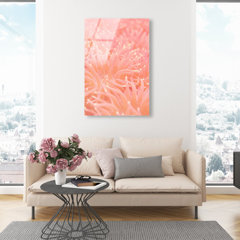 Deep Sea Flowers Print by Oliver Gal, 24"H x 16"W, High-Gloss Acrylic Print