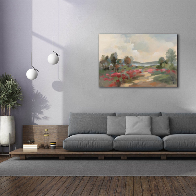 "Epic Graffiti" Path To The Lake "par Silvia Vassileva, art mural sur toile