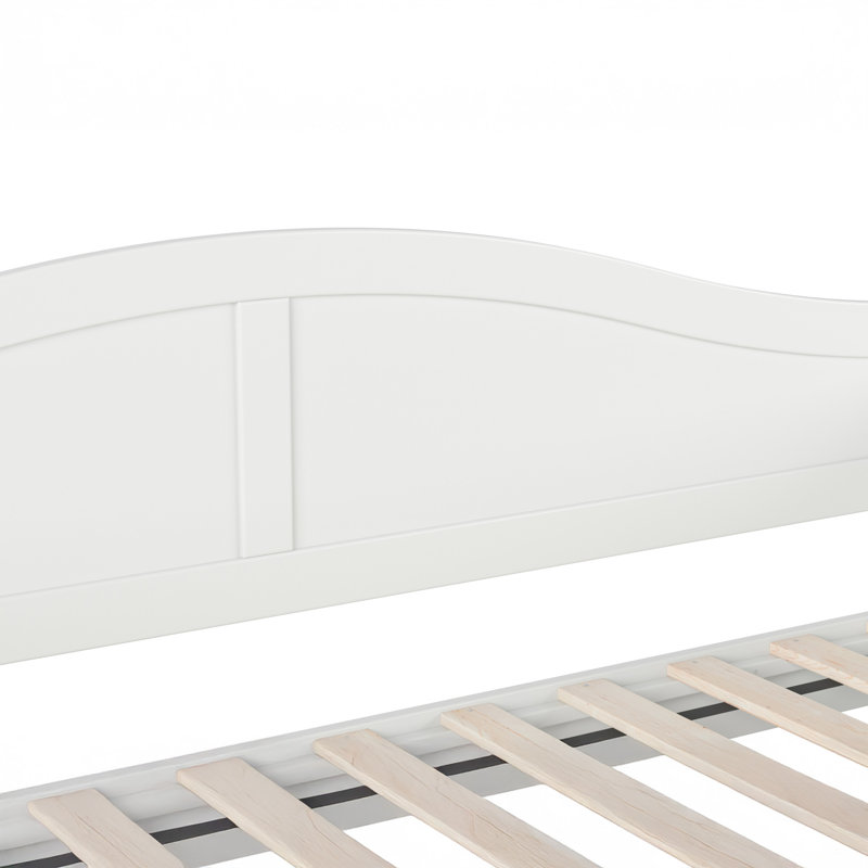 Amalya Modern Solid Wood Twin Daybed, White