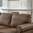 Elegant & Comfortable Leather Loveseat For Modern Living Spaces – Classic American Design With Unique Nailhead Trim