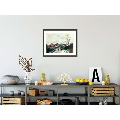 «Fox Hill Upper Norwood» par Camille Pissarro, impression giclée sur cadre