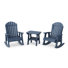 Ensemble de chaises berçantes 3 pièces avec table d'appoint Heritage Adirondack Heritage