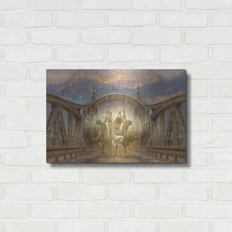 "Bitcoin Deco One" par Steve Hunziker OOB, H 16 po x l 24 po