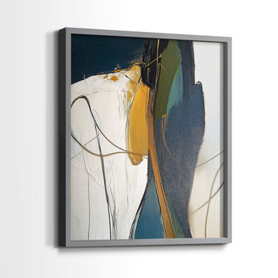 Série ABSTRACT DCxxiii - reproduction encadrée de qualité supérieure - prête à être accrochée - aucun clou requis