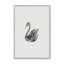 Impression sur toile «Elegant Black White Swan» par Pink Water-1570531247-1570531235