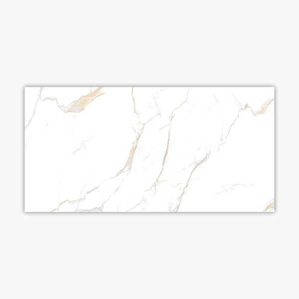 Calacatta 24" x 48" Porcelain Marble Look Wall & Floor Tile